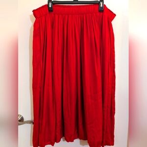 Gap Pleated Midi Skirt